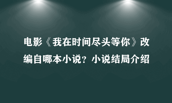 电影《我在时间尽头等你》改编自哪本小说？小说结局介绍