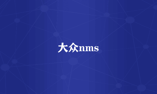 大众nms