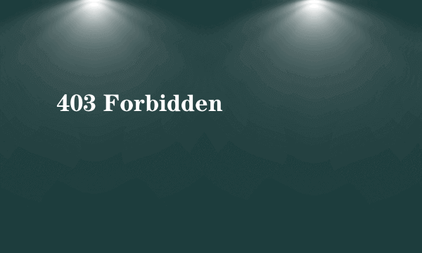 403 Forbidden