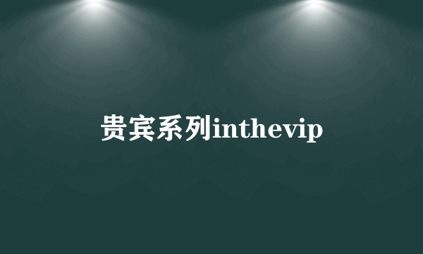 贵宾系列inthevip