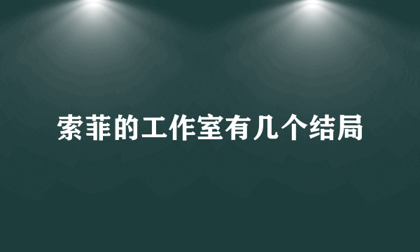 索菲的工作室有几个结局