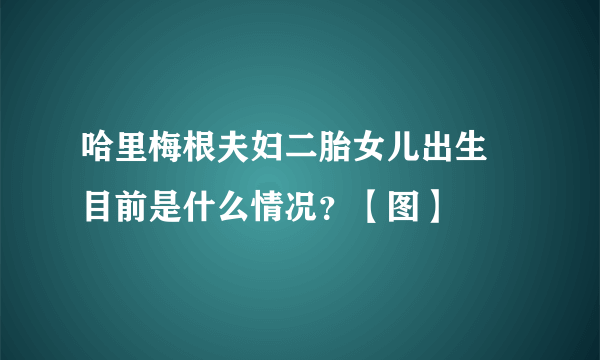 哈里梅根夫妇二胎女儿出生 目前是什么情况？【图】