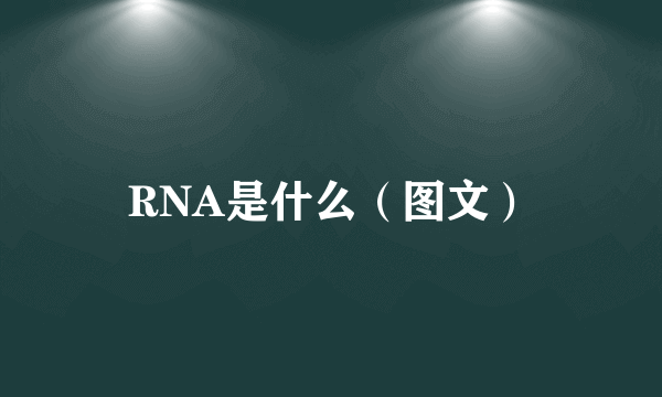 RNA是什么（图文）