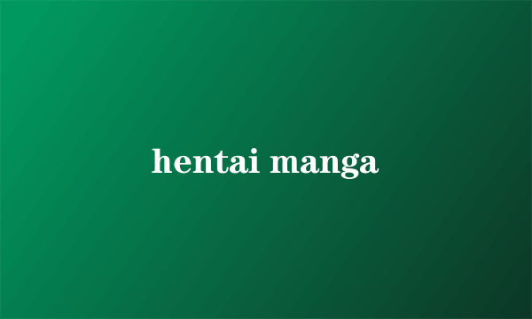 hentai manga