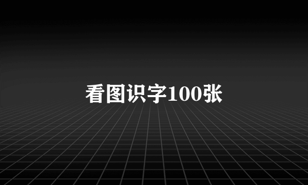 看图识字100张