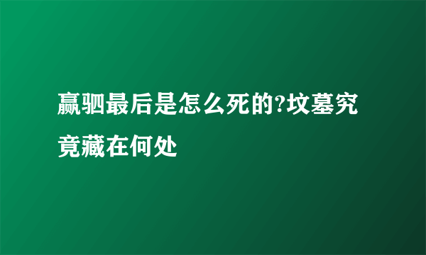 赢驷最后是怎么死的?坟墓究竟藏在何处