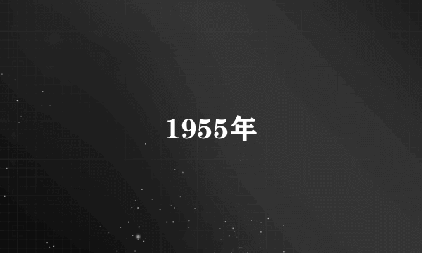 1955年