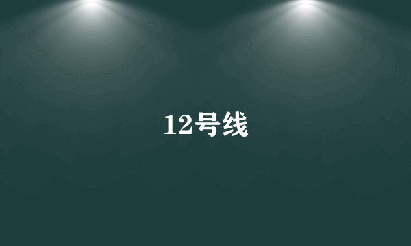 12号线