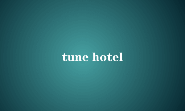 tune hotel