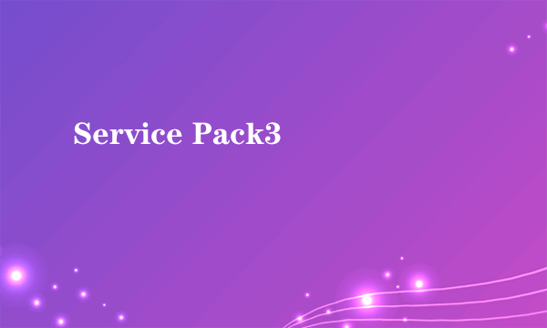 Service Pack3