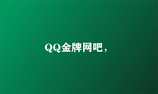 QQ金牌网吧，