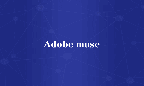 Adobe muse