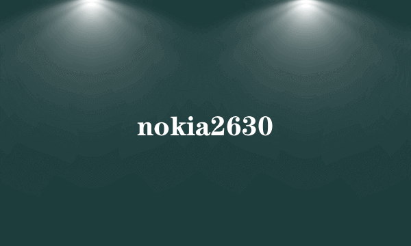 nokia2630