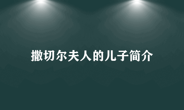 撒切尔夫人的儿子简介