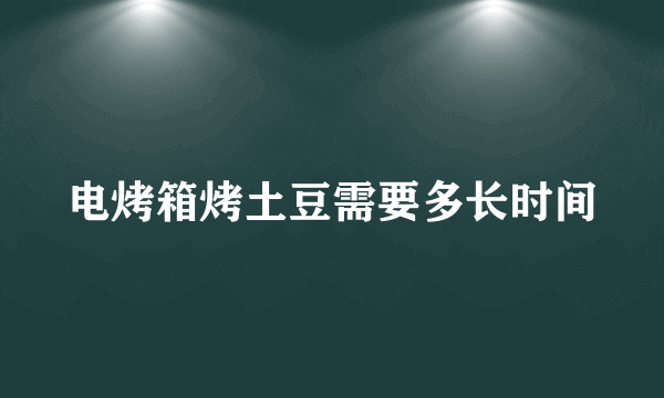 电烤箱烤土豆需要多长时间