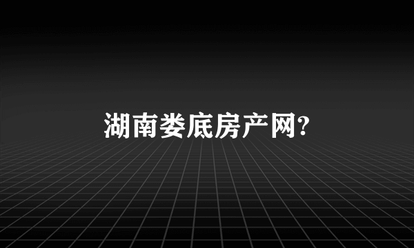 湖南娄底房产网?