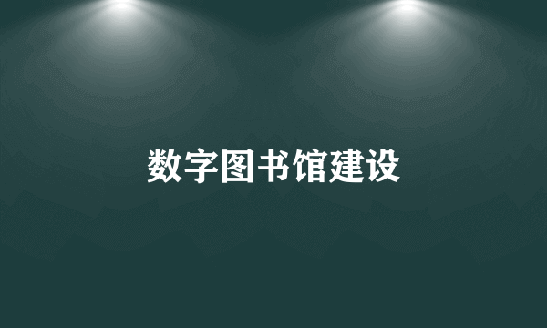 数字图书馆建设