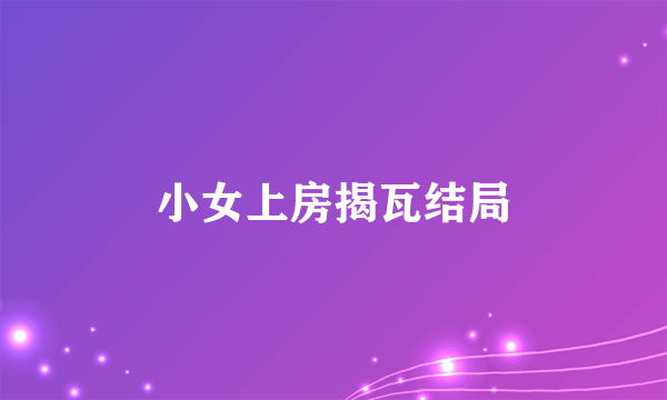 小女上房揭瓦结局