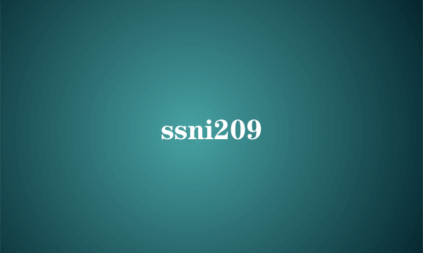 ssni209