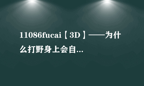 11086fucai【3D】——为什么打野身上会自动出现真视