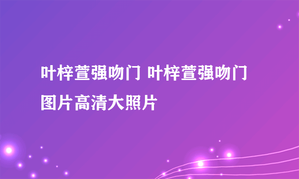 叶梓萱强吻门 叶梓萱强吻门图片高清大照片