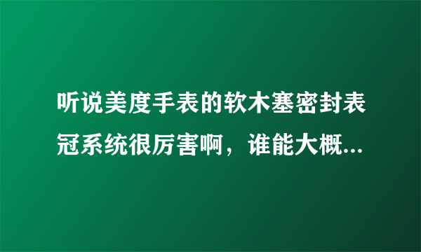 听说美度手表的软木塞密封表冠系统很厉害啊，谁能大概给我解释一下？