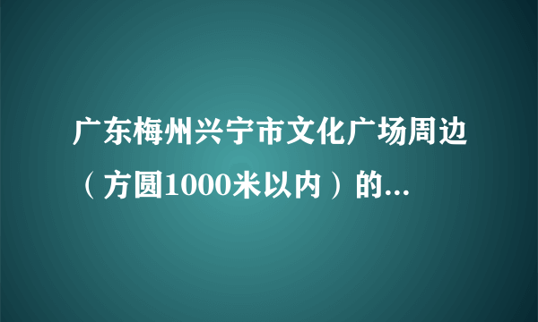 广东梅州兴宁市文化广场周边（方圆1000米以内）的店铺（店面宽4~5米，内部长12米以内）的租金目前是多少？