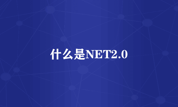 什么是NET2.0