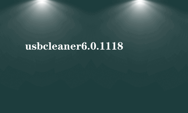 usbcleaner6.0.1118