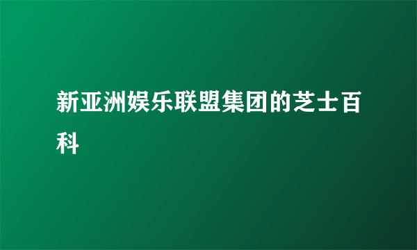 新亚洲娱乐联盟集团的芝士百科