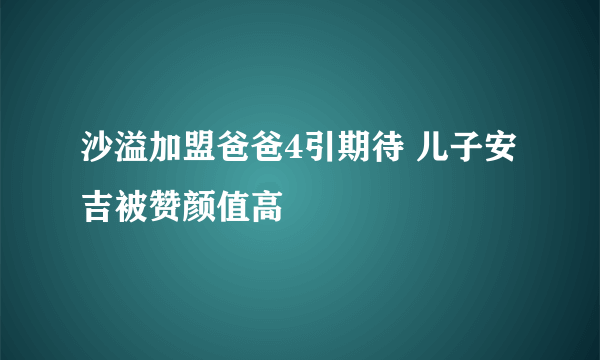 沙溢加盟爸爸4引期待 儿子安吉被赞颜值高