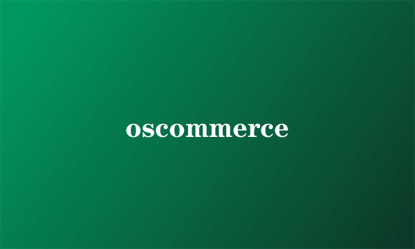 oscommerce