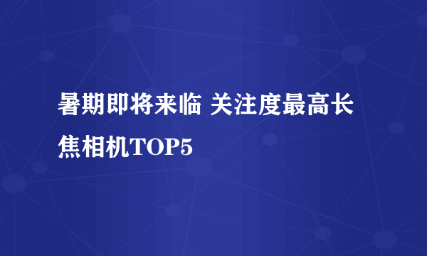 暑期即将来临 关注度最高长焦相机TOP5