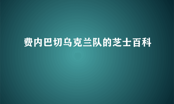 费内巴切乌克兰队的芝士百科