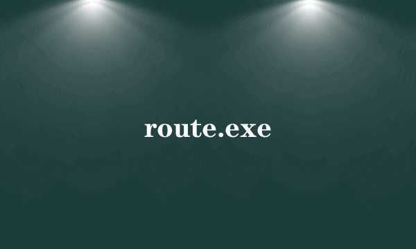 route.exe