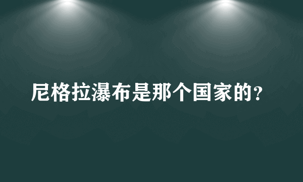 尼格拉瀑布是那个国家的？